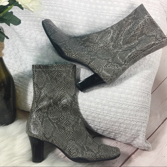aerosoles snakeskin boots